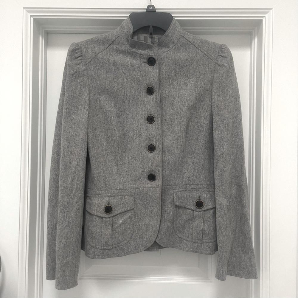 Banana Republic (NO factory) blazer in grey wool